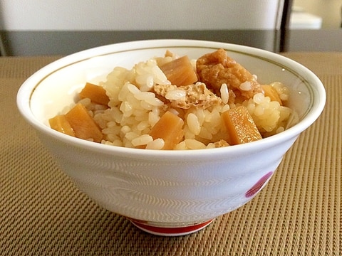 筍と油揚げの甘辛いまぜまぜご飯 レシピ 作り方 By Anelavivi 楽天レシピ